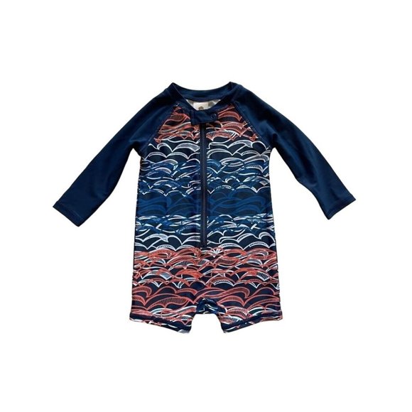 6M Tucker + Tate Boys Surfer Style Swimwear Rash Guard - Picture 1 of 4